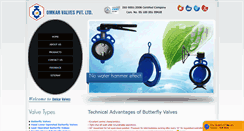 Desktop Screenshot of omkarvalves.com